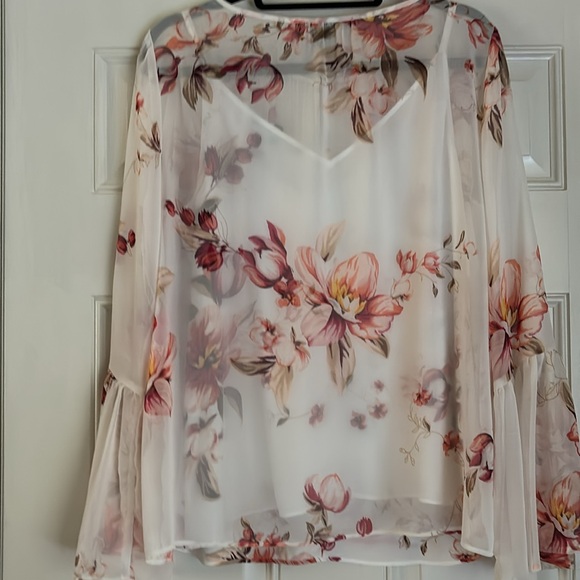 White House Black Market Blouse Sz 10 - Picture 6 of 7